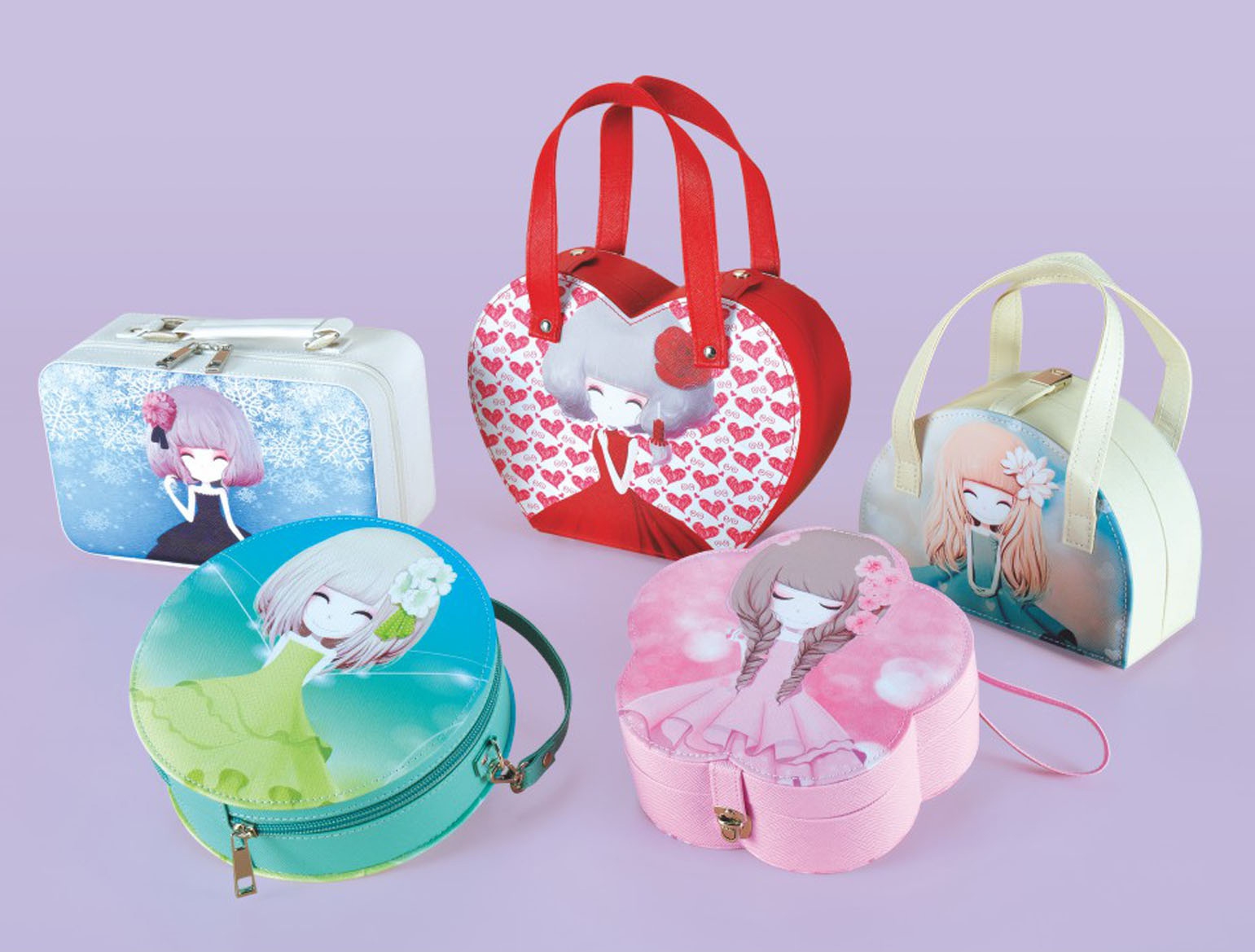 彩色化妆盒系列